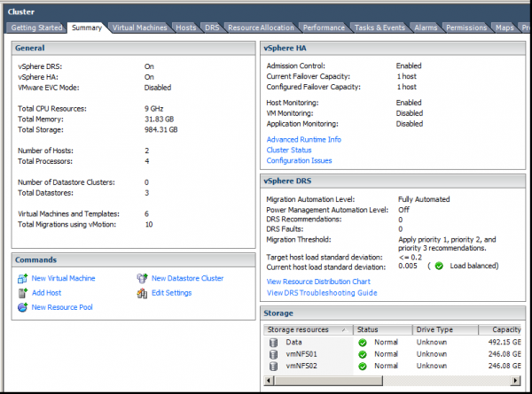 ESXi lab cluster