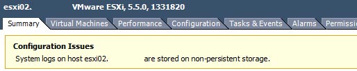 ESXi syslog error