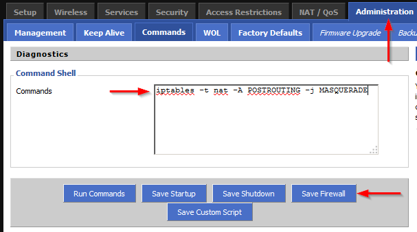 dd-wrt port forwarding