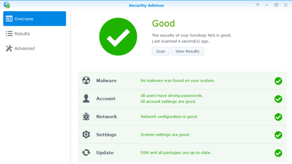 Synology Security Advisor