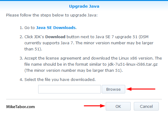 Upgrade Java