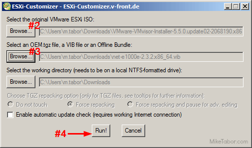 network adapter not recognized by vmware esxi 6.7