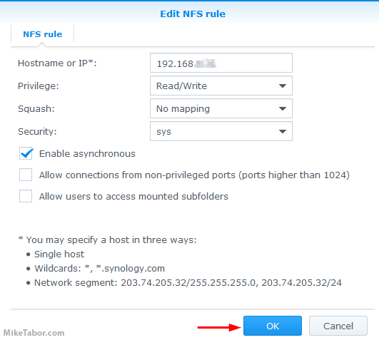 Vmware synology