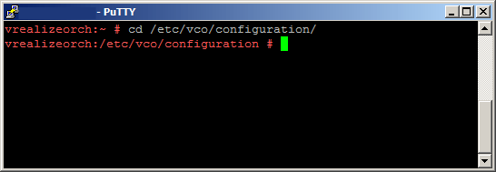 vco configuration directory