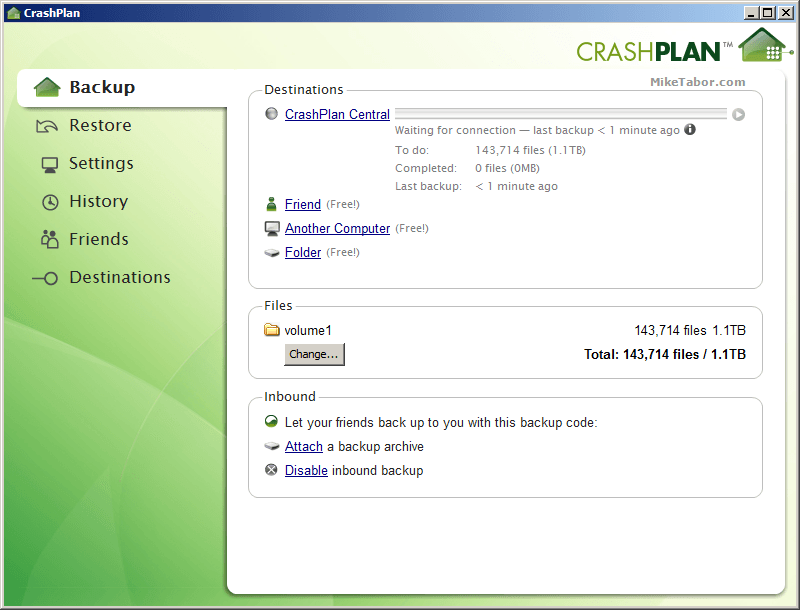 Crashplan