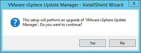 vmware update manager u3e upgrade prompt