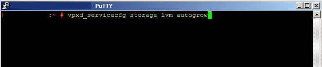 VCSA /storage/log autogrow vmdk