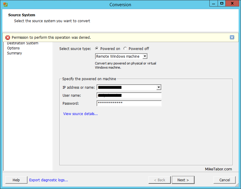 mediahuman audio converter permission denied