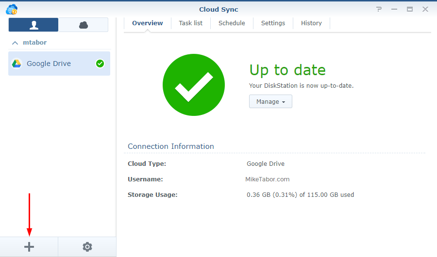 synology backblaze backup