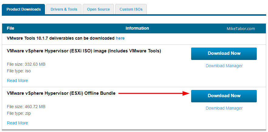 vmware esxi 6.7 download iso