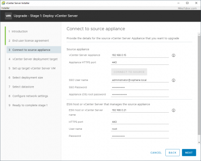 How to upgrade vCenter Server Appliance 6.7 to 7.0 - Mike Tabor