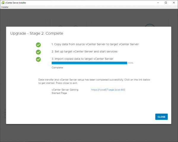 How to upgrade vCenter Server Appliance 6.7 to 7.0 - Mike Tabor