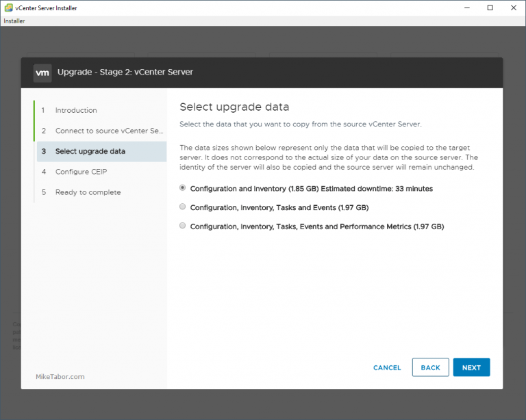 How to upgrade vCenter Server Appliance 6.7 to 7.0 - Mike Tabor