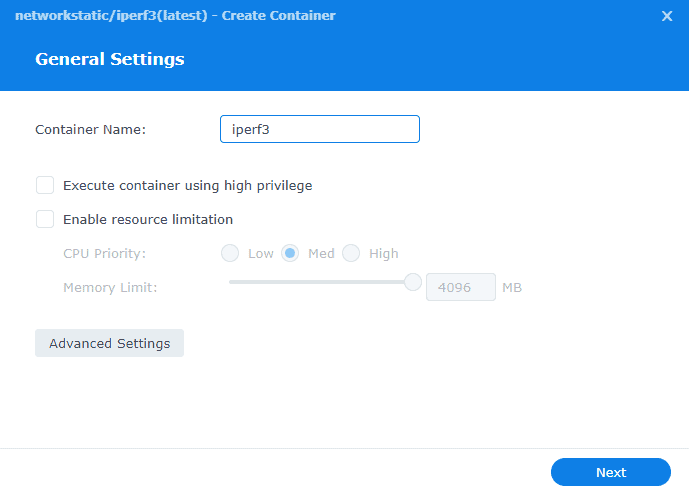 synology docker container name